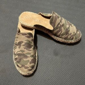 Boutique by Corky Camouflage Espadrille Slip-Ons